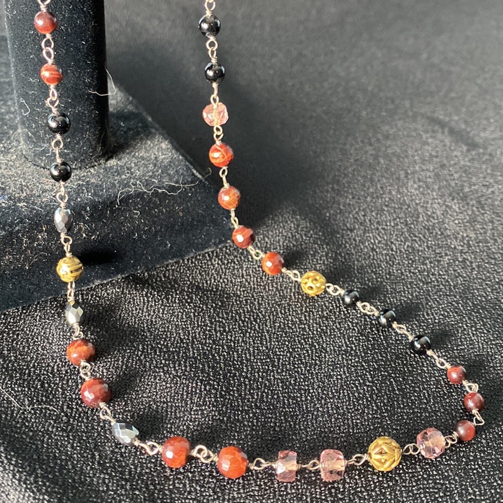 SET! Silpada Burgundy Blush Necklace N3347 and Fired Up stretch bracelet B3327.